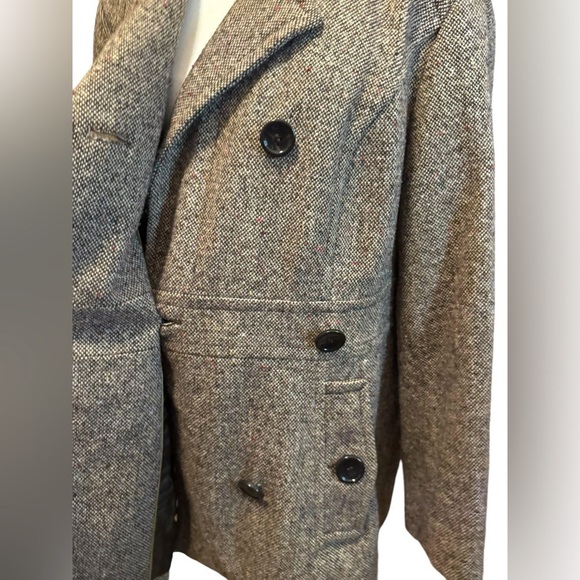 🤎Lane Bryant Tweed Double-Breasted Pea Coat (14/16) - Picture 5 of 12